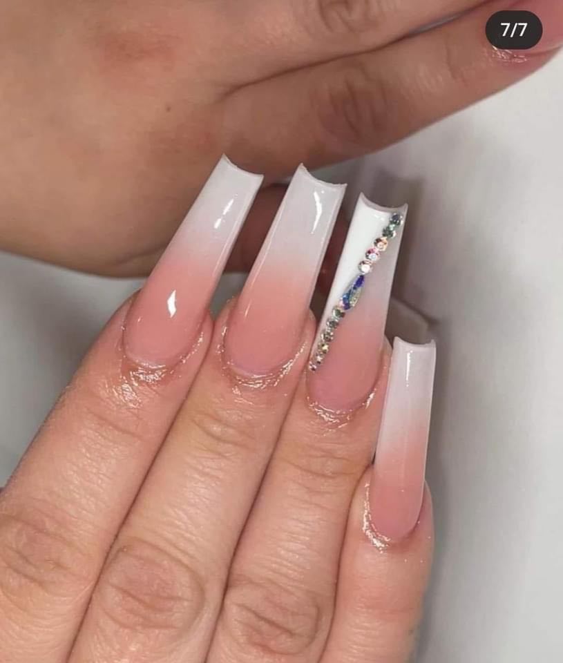 Elegant Wedding Nails design by Xtreme